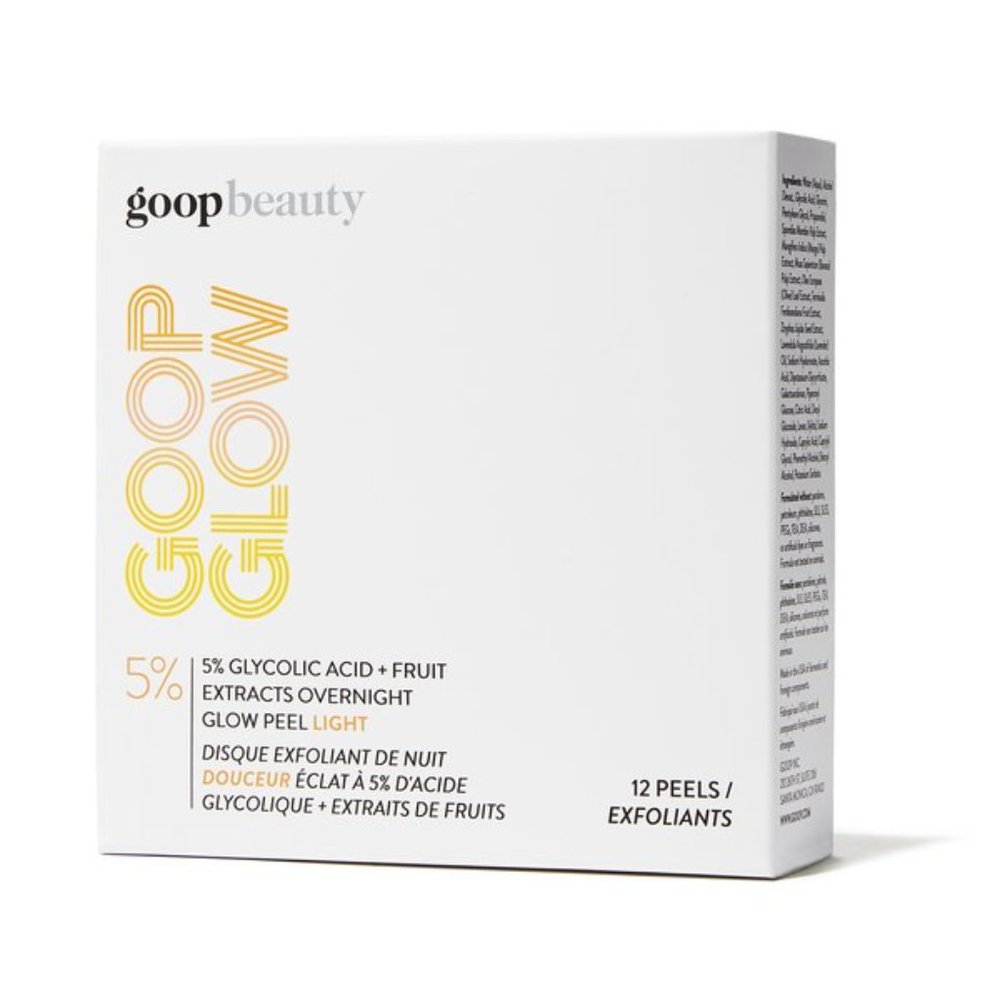 GOOP GLOW 5% Glycolic Acid Overnight Glow Peel Light